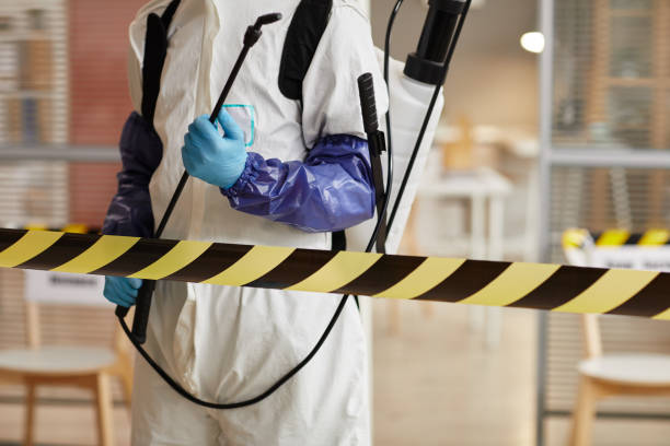 Professional Drug Lab Cleanup technician working in Frenchtown, NJ